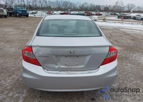 2012 Honda Civic Ex-L from USA, damaged, VIN 2HGFB2F93CH526176